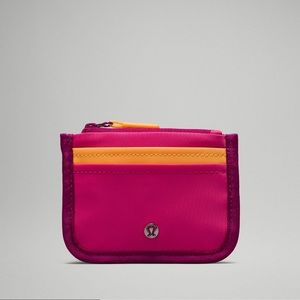 Lululemon True Identity Card Case, Wild Berry/Mango Dream/Raspberry Coulis - NWT